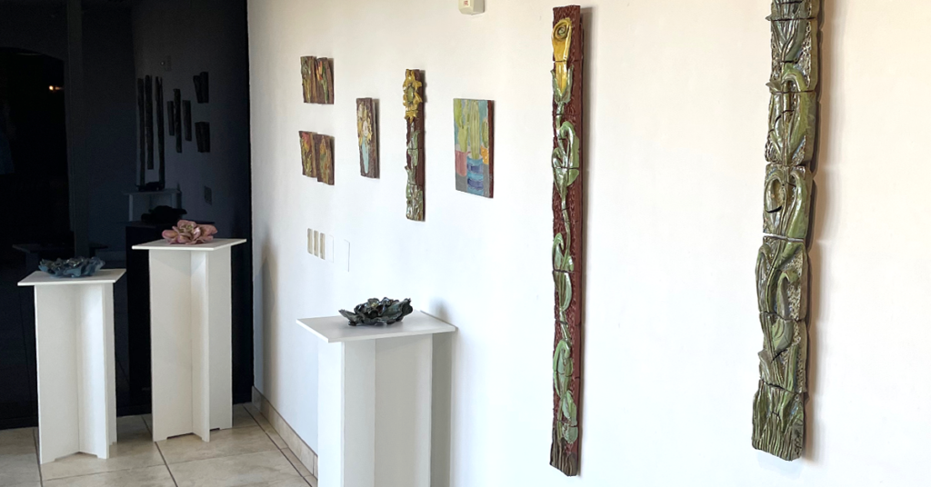 Huntington University Arizona - Wright Gallery, Ceramic show for Mary Del Nero. September 2025